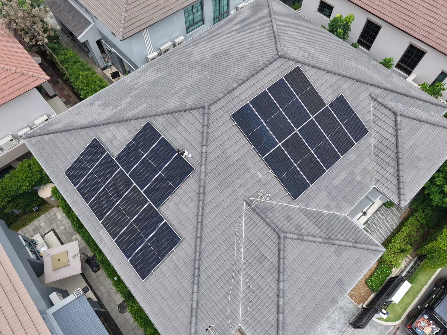 บ้านพักอาศัยพร้อมระบบโซล่าเซลล์