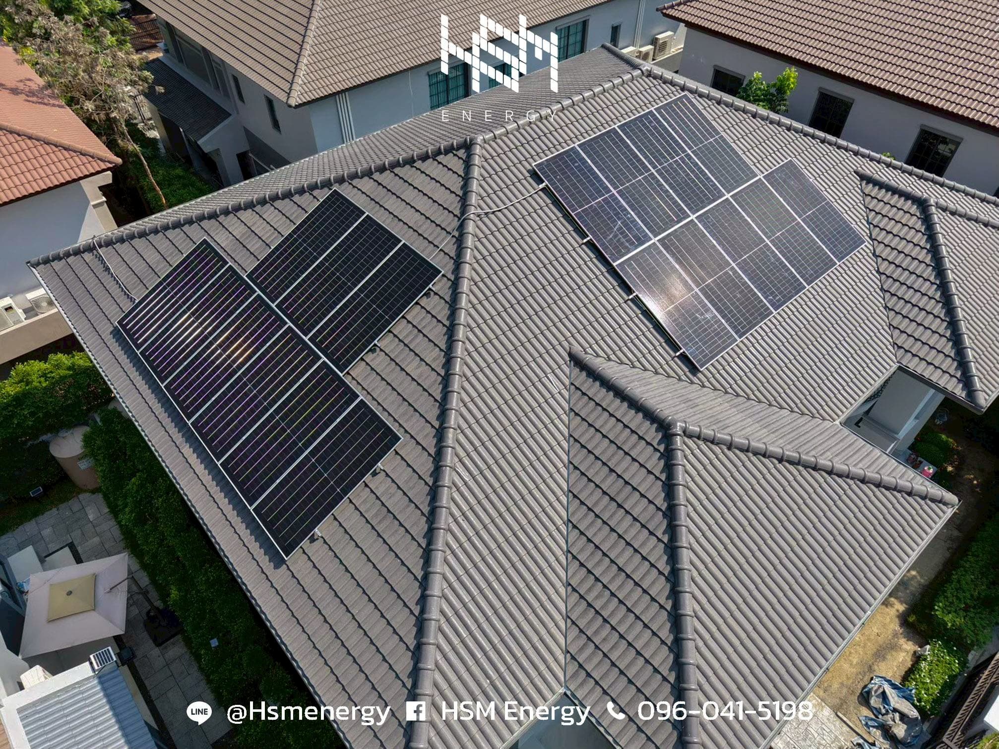 บ้านพักอาศัยพร้อมระบบโซล่าเซลล์