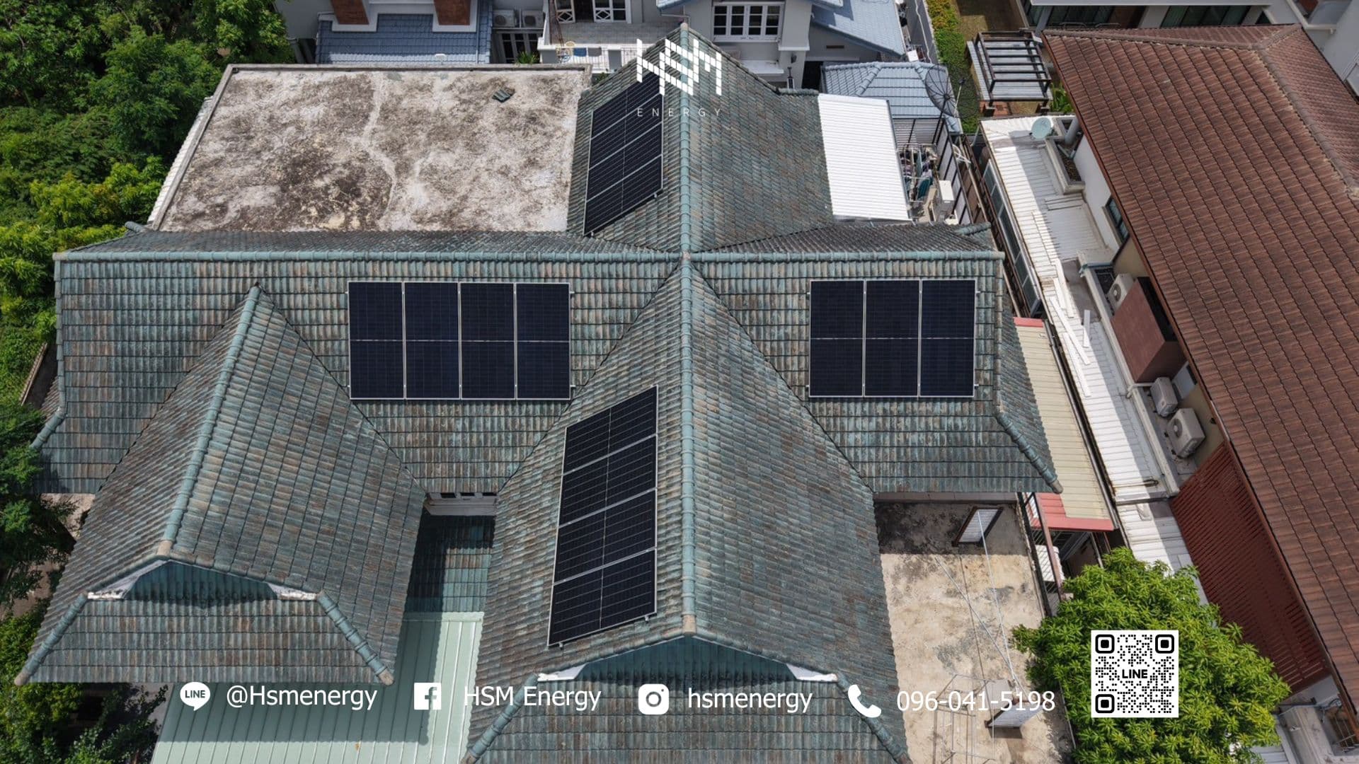 ผลงานติดตั้งโซล่าเซลล์ 10 kWp บนหลังคาบ้าน ย่านตลิ่งชัน กรุงเทพ